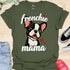 Frenchie Mama - V6 - Smiling Graphic T-Shirt